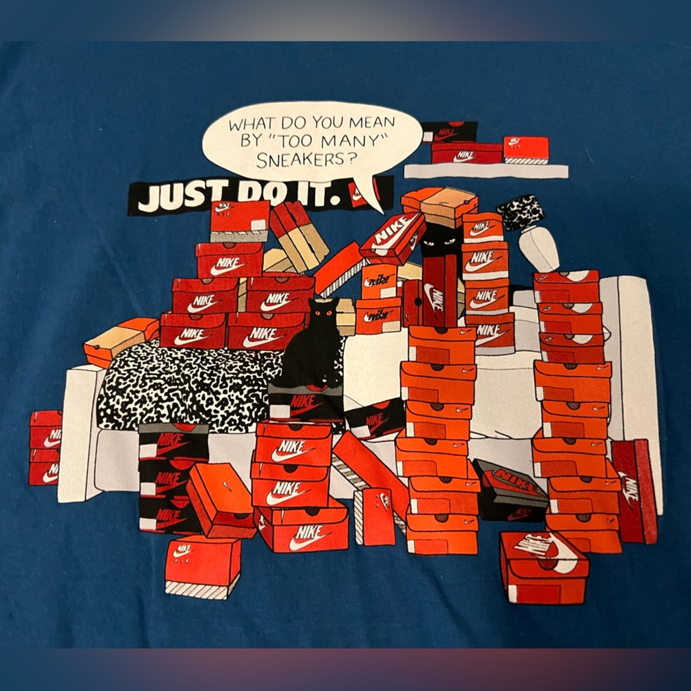 Nike Too Many Sneakers Tee Blue